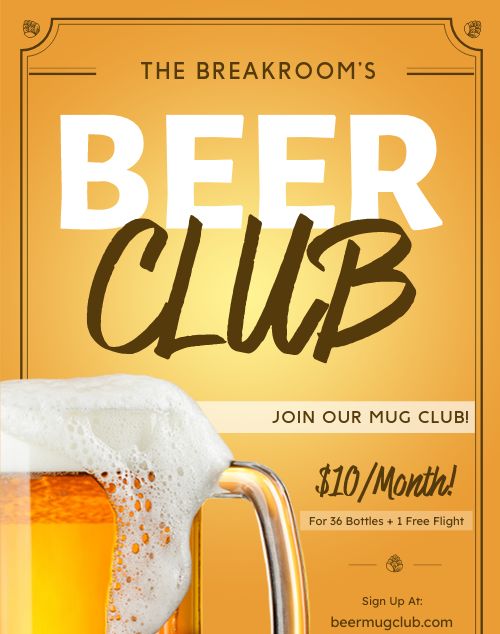 Beer Club Poster