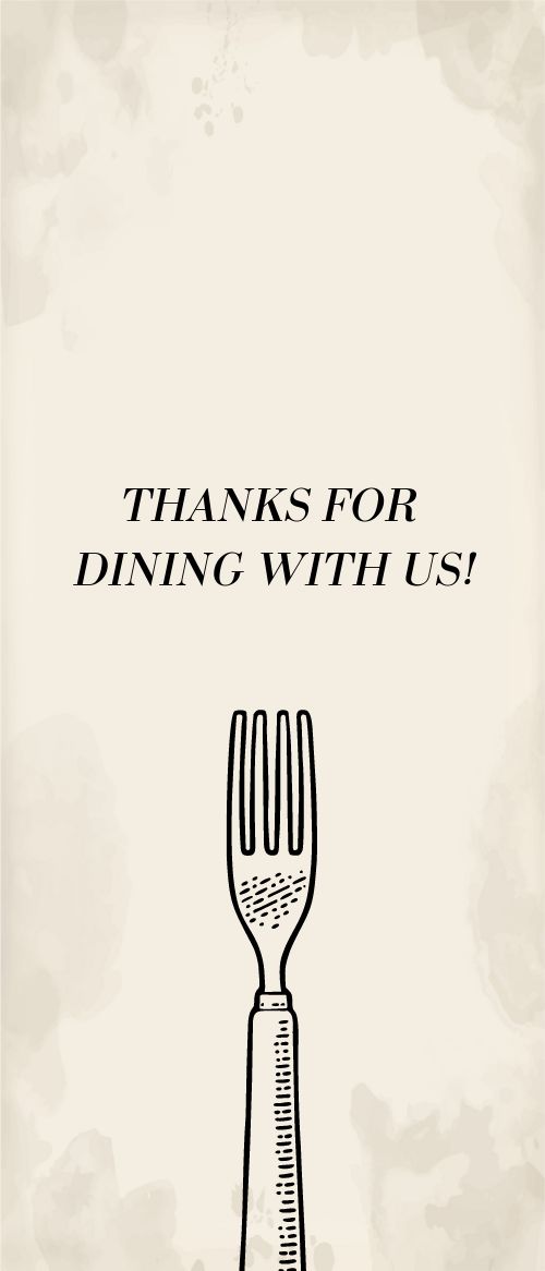 Dining Comment Card