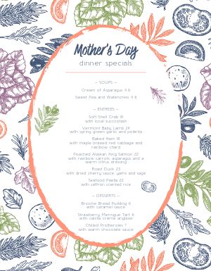Mothers Day Dinner Specials