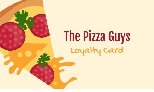 Free Slice Loyalty Card page 2 preview