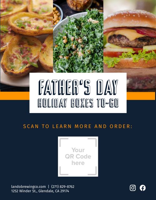 Fathers Day Holiday Flyer