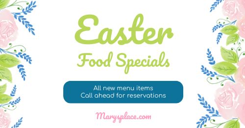 Easter Restaurant Facebook Post