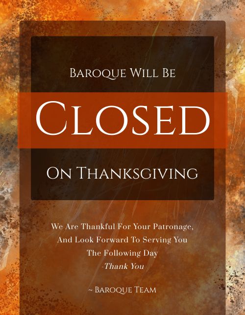 Closed on Thanksgiving Flyer page 1 preview