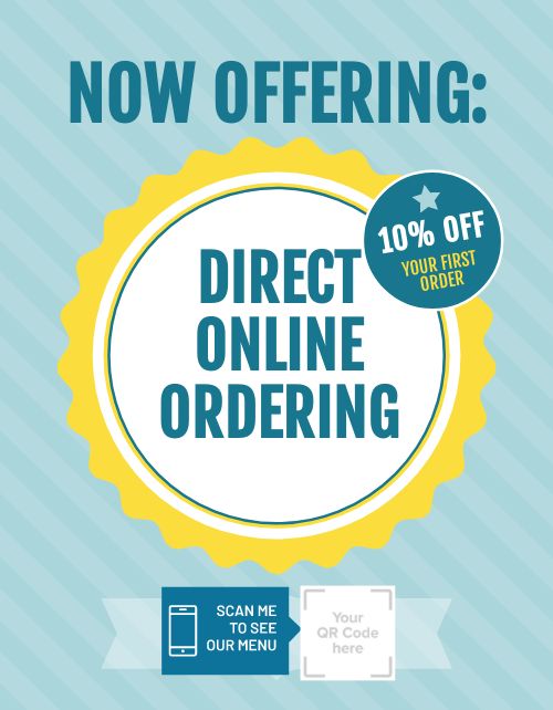 Direct Online Ordering Flyer