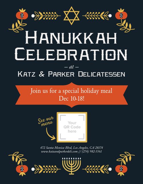 Hanukkah Celebration Flyer