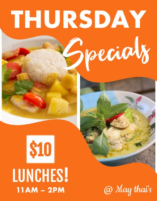 Orange Lunch Specials Flyer page 1 preview