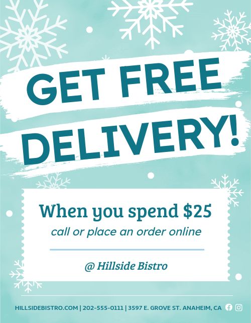 Winter Delivery Flyer