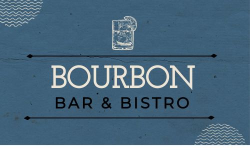 Bar Bourbon Business Card page 1 preview