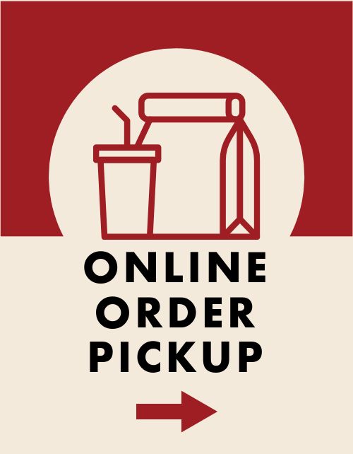 Online Order Pickup Sign