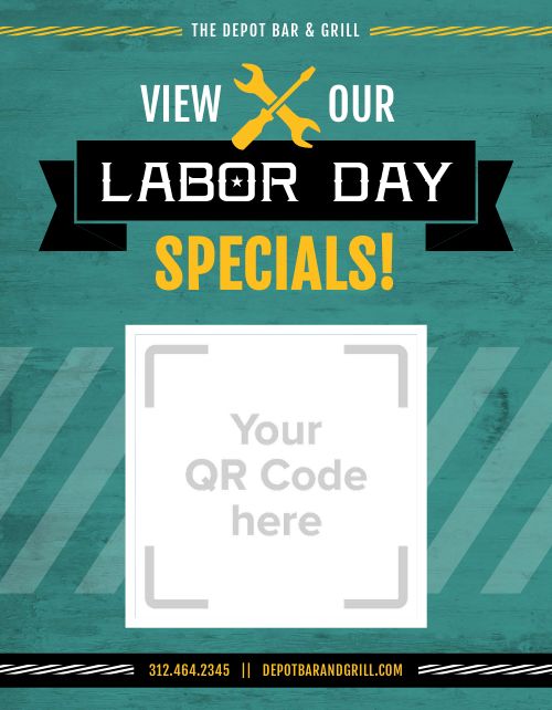 Labor Day Specials Sign