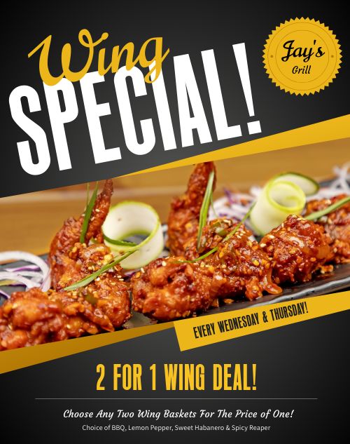 Wing Special Sandwich Board page 1 preview