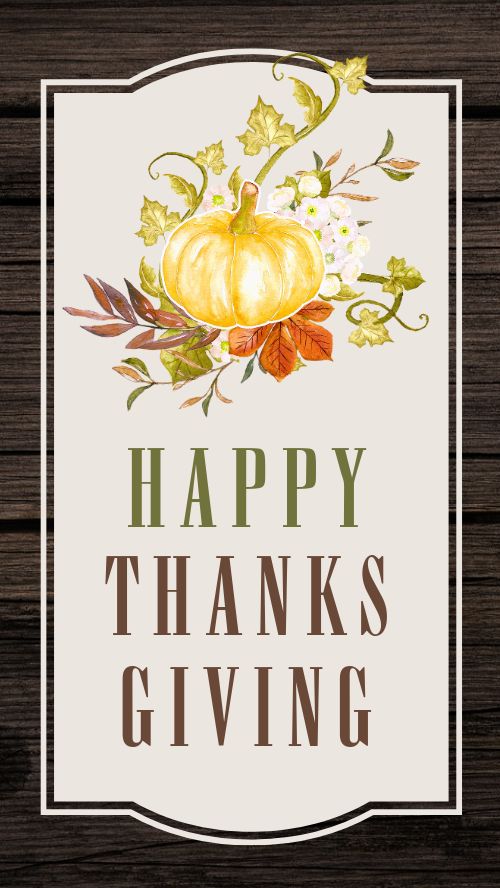 Happy Thanksgiving Instagram Story