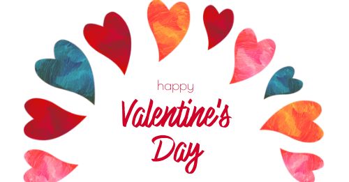 Valentine Heart Facebook Post