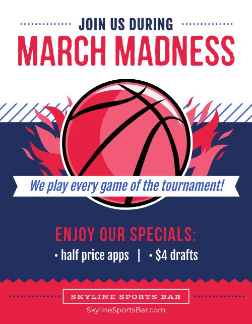 March Madness Specials Flyer