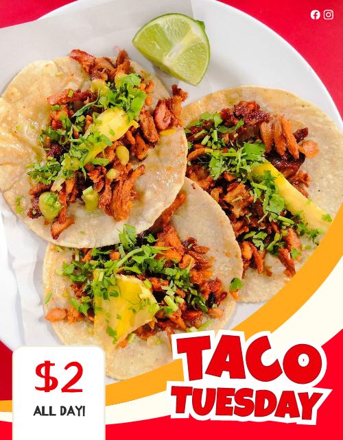 Taco Daily Specials Flyer Template by MustHaveMenus