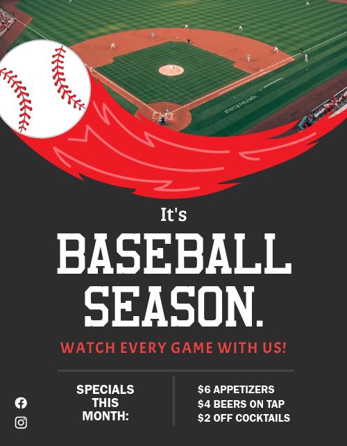 Baseball Season Signage