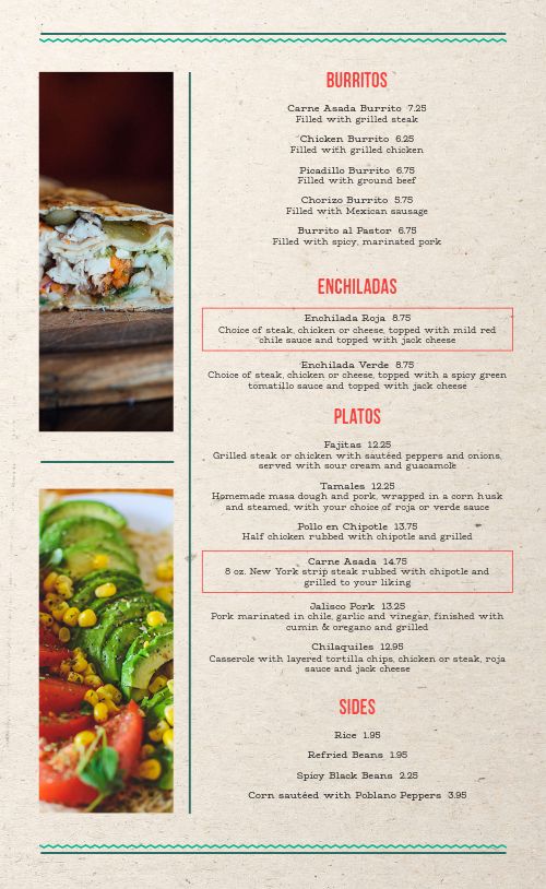 Dine-In & To Go Menus - Mexican Restaurant - Uncle Julio's