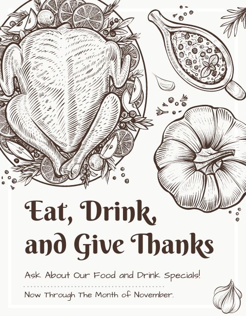 Thanksgiving Dining Flyer