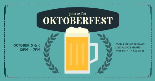 Oktoberfest Promotion Facebook Post