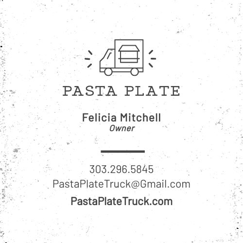 Pasta Truck Business Card