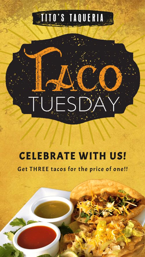Taco Tuesday Facebook Story