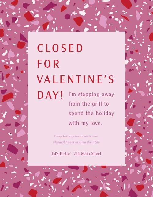 Valentines Closed Flyer