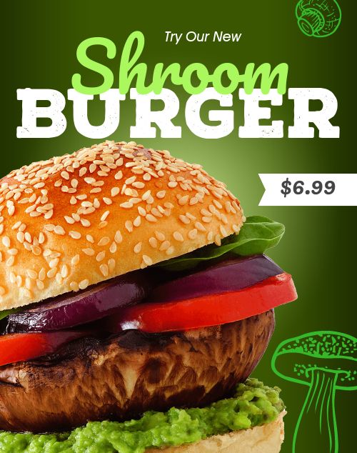 Shroom Burger Poster