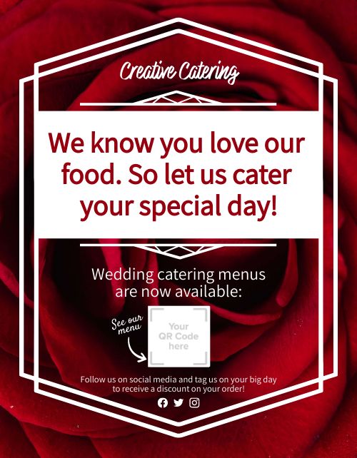 Event Catering Announcement
