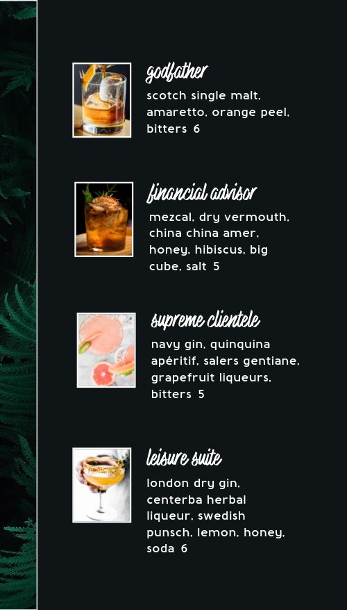 Happy Hour Drinks Tall Digital Menu Board page 2 preview