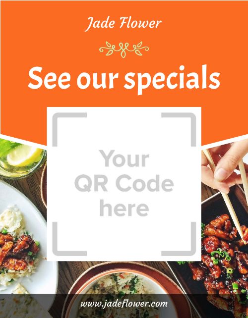 Specials QR Code Flyer