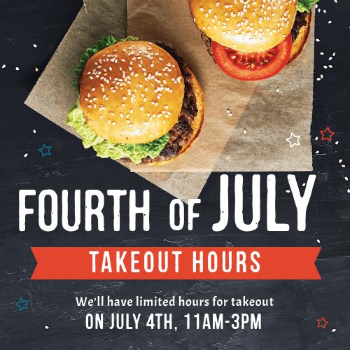 Fourth of July Burgers Instagram Update