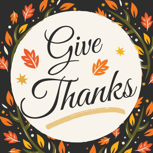 Give Thanks Sticker