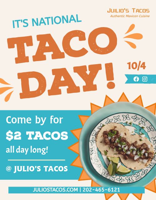 Taco Day Flyer