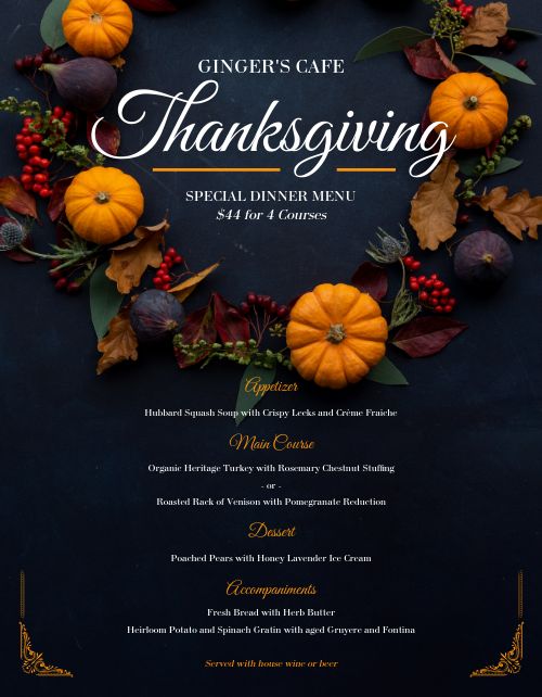 Gulfstream restaurant open thanksgiving