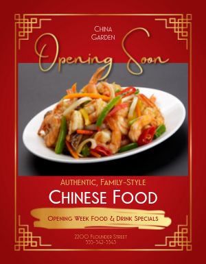 Chinese Food Flyer