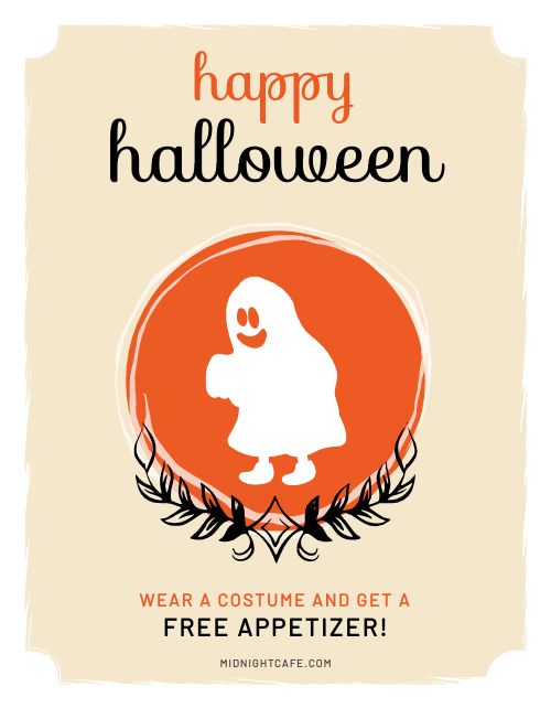 Simple Halloween Flyer