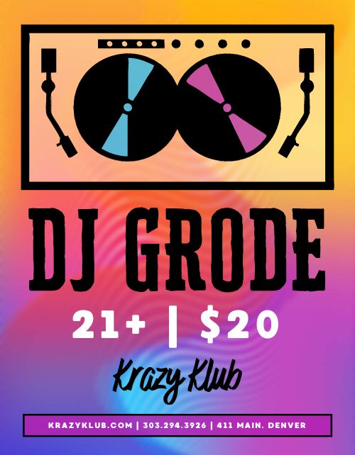 DJ Concert Nightclub Flyer