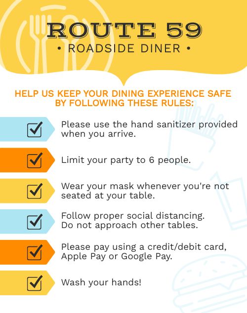 Safe Dining Experience Poster