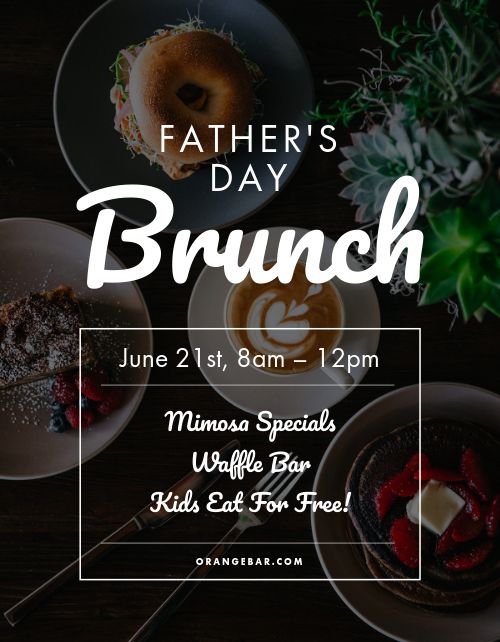 Classic Fathers Day Brunch Flyer