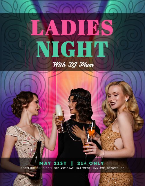 Ladies Nightclub Flyer