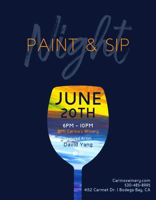 Paint and Sip Night Flyer