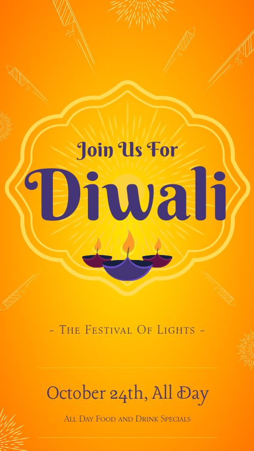Happy Diwali IG Story