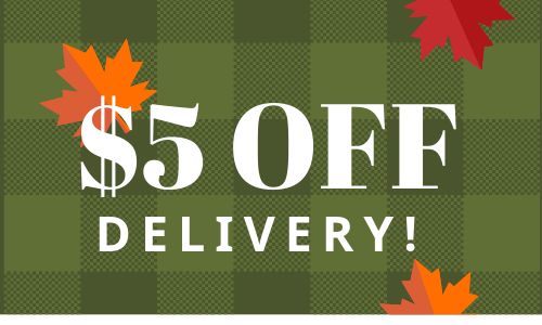 Green Gingham Fall Coupon page 1 preview