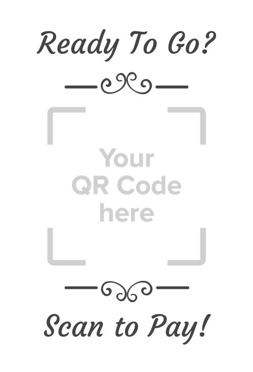 QR Code Pay Table Tent
