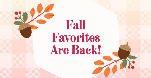 Fall Favorites FB Post