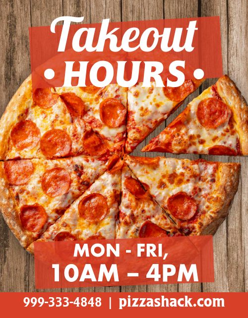 Pizzeria Takeout Flyer