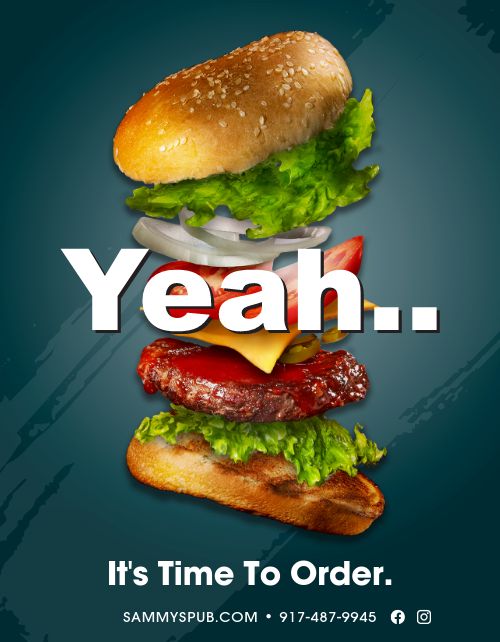 Simple Burger Flyer page 1 preview