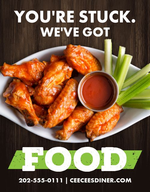 Wings Takeout Flyer