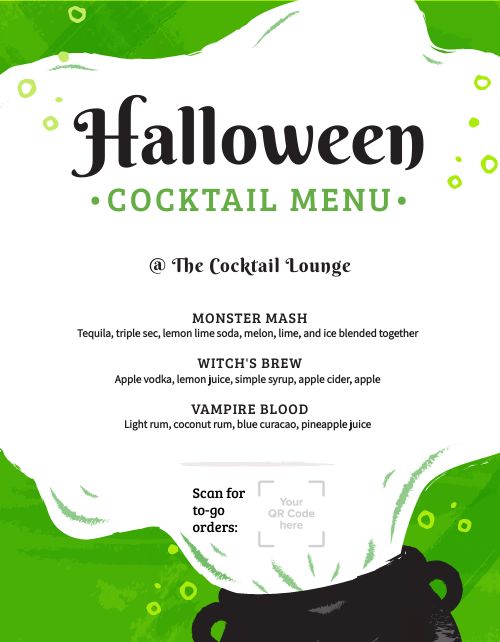 Halloween Cocktail Flyer