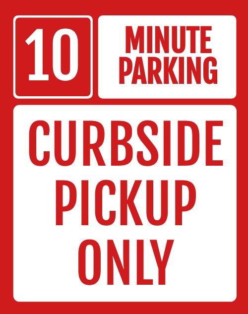 Curbside Street Sign
